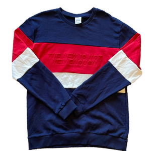Zara XL Red White and Blue Sweatshirt